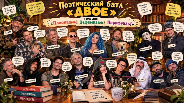 Двое, поэтический батл