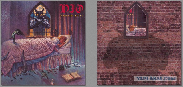 Обложки знаменитых музыкальных альбомов: вид сзади