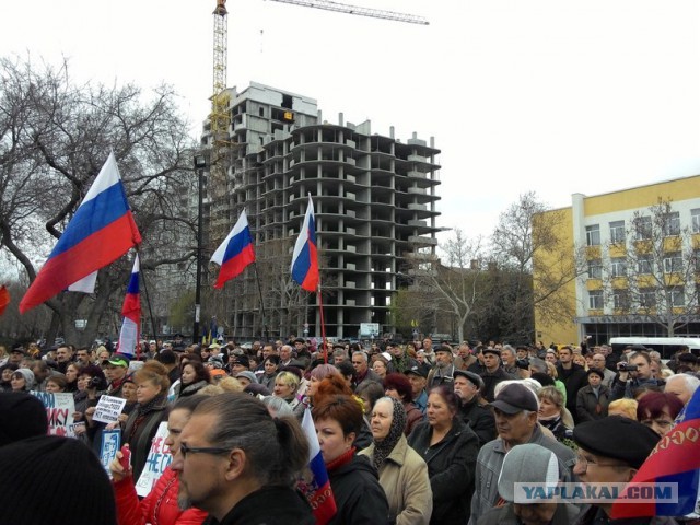 Cиловая операция в Славянске.