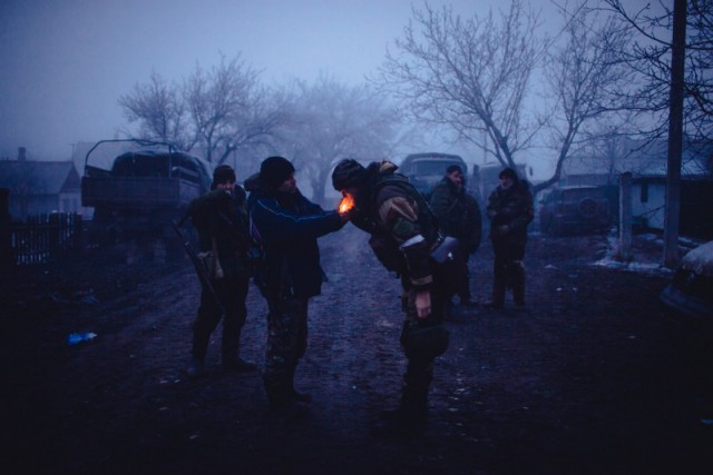 Бои в районе Дебальцево, февраль 2015 г.
