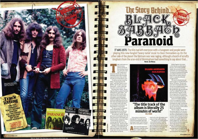 Black Sabbath «Paranoid», история создания