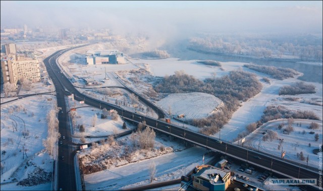 Виртуальное путешествие в Красноярск: Вид с высоты