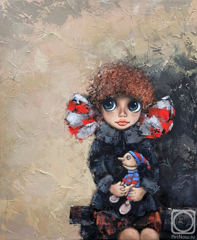 Живопись. Девочки и куклы