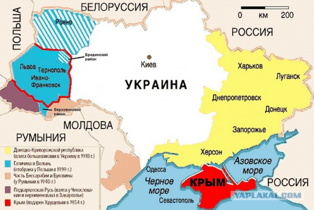 Крым выходит из состава Украины