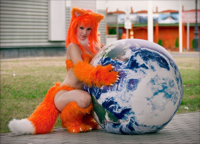 Годный косплей: Кот- Firefox