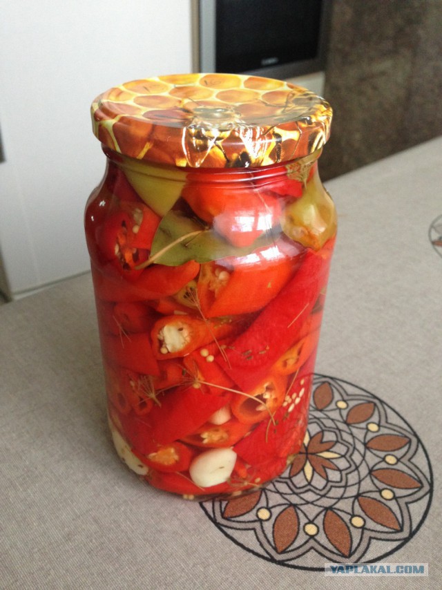Перец маринованный. Пополнение Белкиной кладовки.