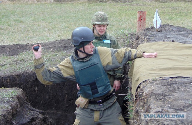 Взрыв боевой гранаты РГД-5