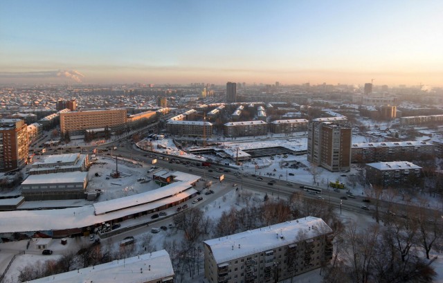 Осень. Солнце. Новосиб