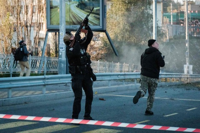 Сильные взрывы в Киеве