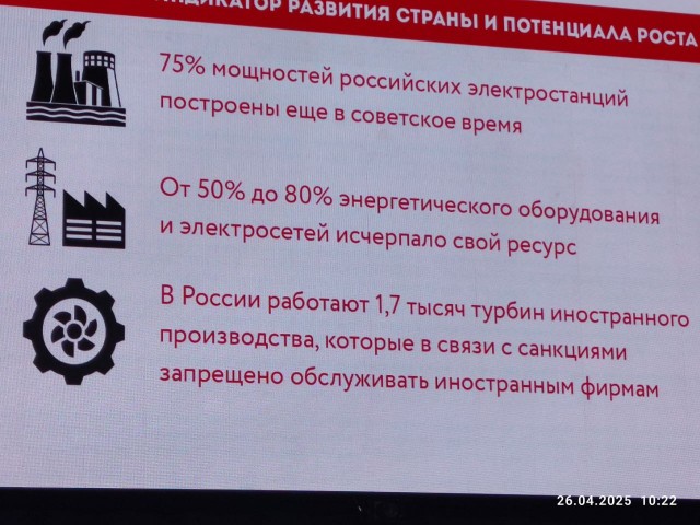 Реальное положение дел с российской энергетикой. Сухие цифры