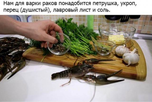 Как правильно варить раков...