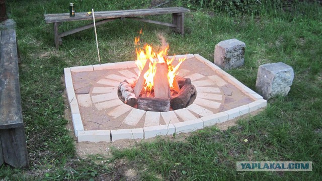 Уютное дачное кострище своими руками
