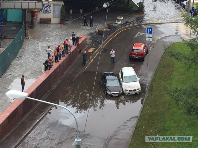 Москва, потоп, только что