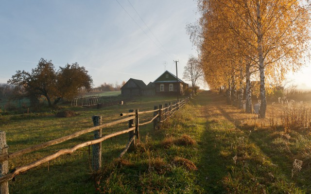 Осень в деревне