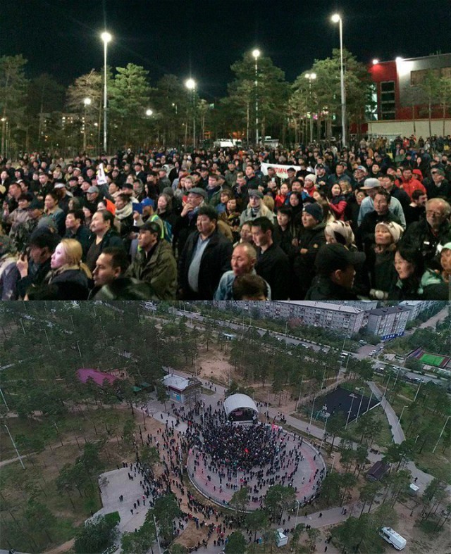 Тысячи жителей потребовали отставки главы Бурятии на митинге