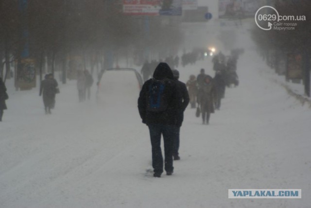 Зима в Мариуполе