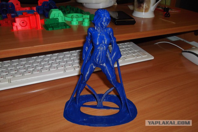 Напечатал на 3D принтере Akiko из анимэ 16+