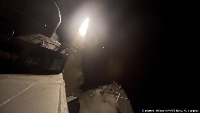 США атаковали крылатыми ракетами аэродром правительственных сил в Сирии