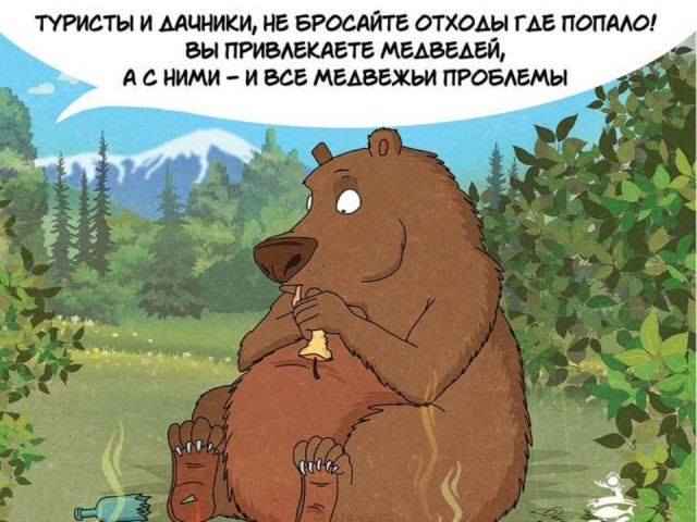 Что делать, если вы встретили медведя. Инструкция в дальневосточном отеле