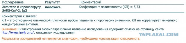 «Инвитро» обнаружила антитела к COVID у каждого седьмого из сдавших тест