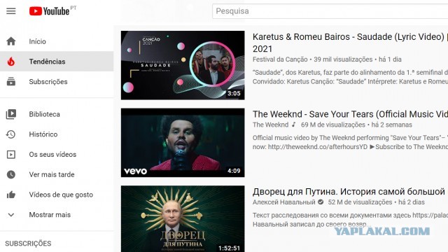 Расследование Навального о дворце Путина вошло в тренды ютуба почти всех европейских стран