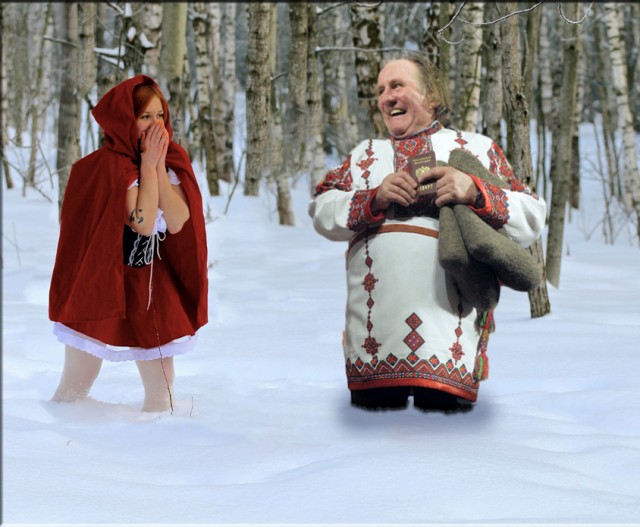 Фотожаба: "Заплутала"