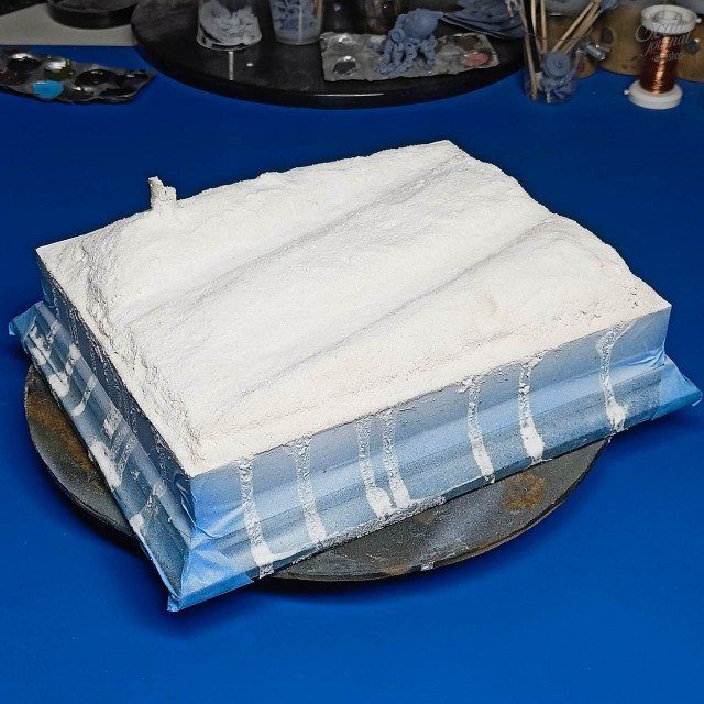 Зимняя диорама с танком т-60 и танковым десантом