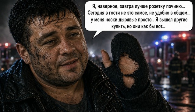Дырявые носки - на первое свидание (комикс)