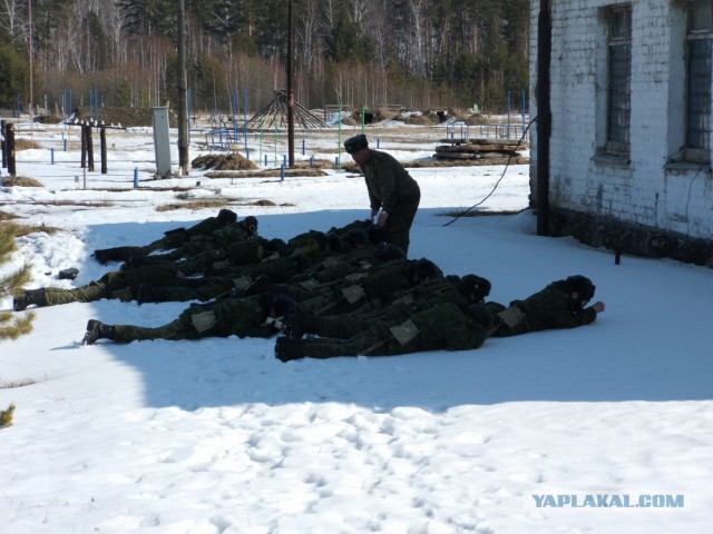 Когда мать приехала к сыну в армию