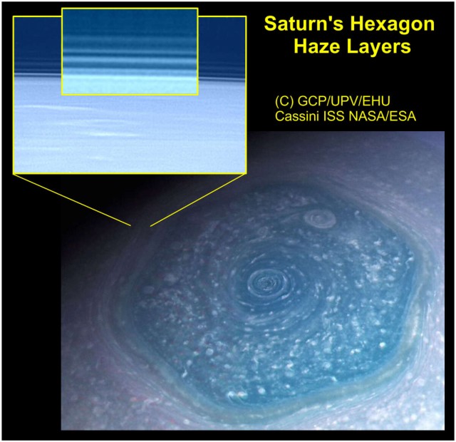 Самая обширная система слоев тумана обнаружена на Сатурне