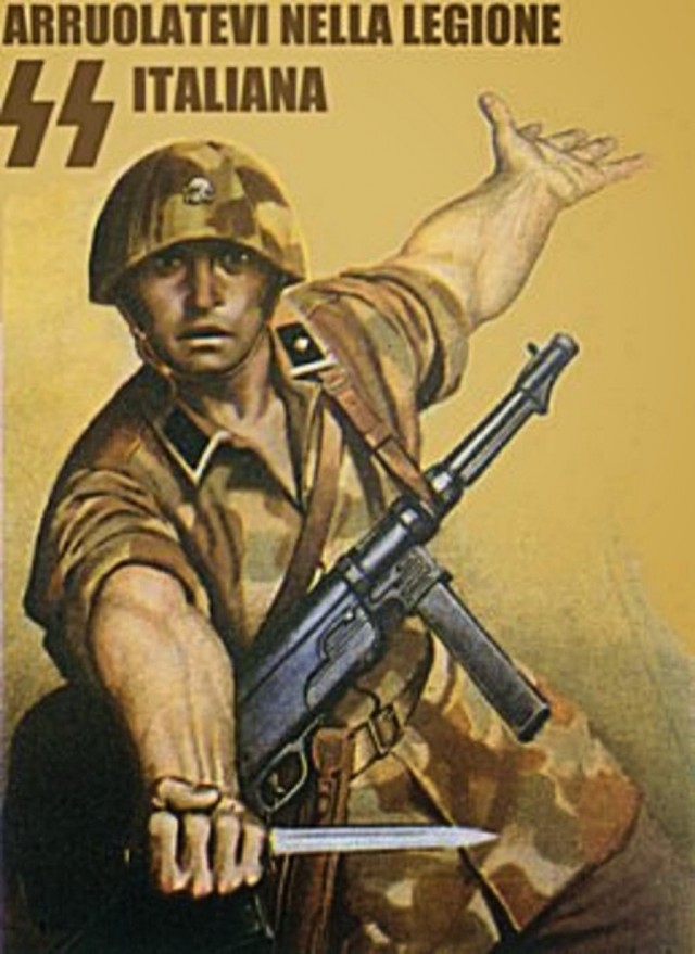 Итальянские пропагандистские плакаты времен Второй мировой войны