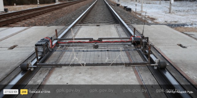 Пограничники поймали беспилотную дрезину контрабандистов