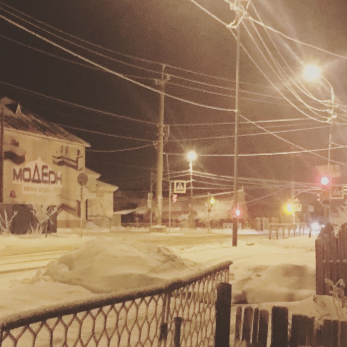 Новогодняя погода. У кого как, у нас вот