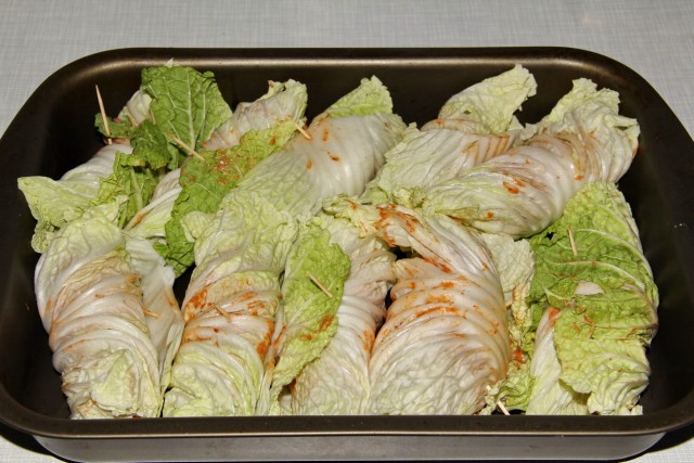 Импровизация с курицей и капустой