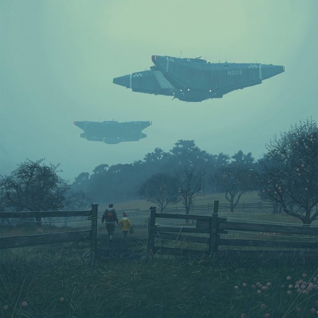 Научно-фантастический гиперреализм от Simon Stålenhag