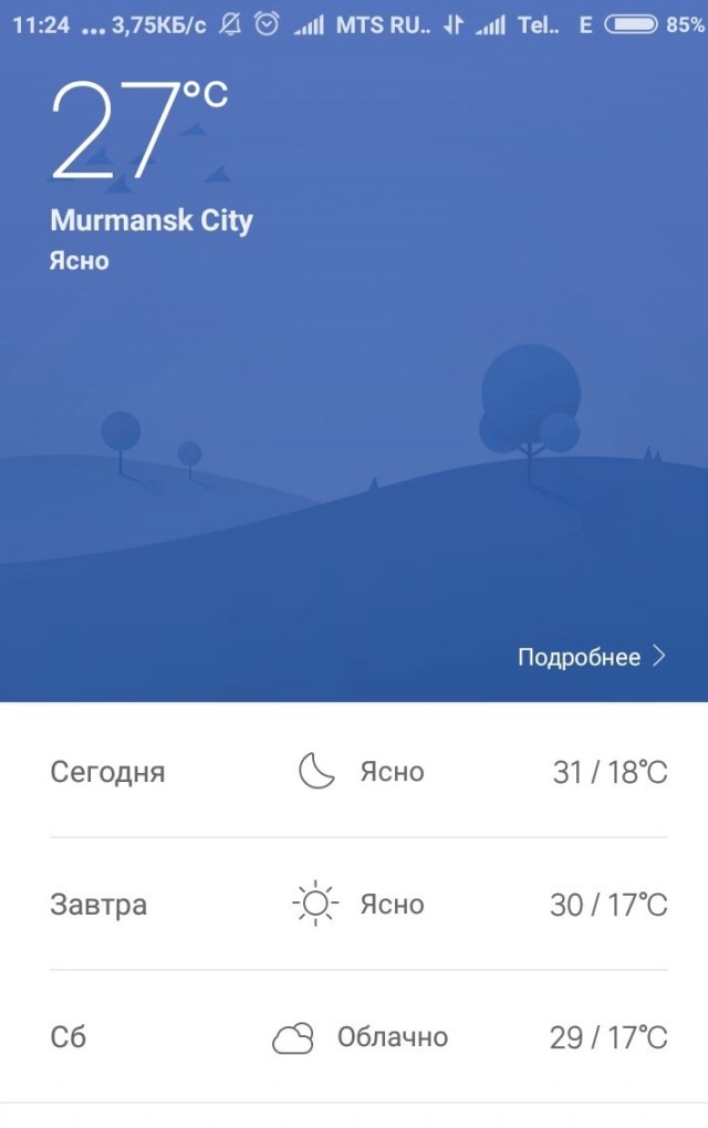 Северный градусник