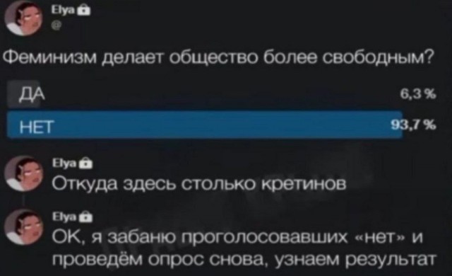 Феминизм не пройдёт