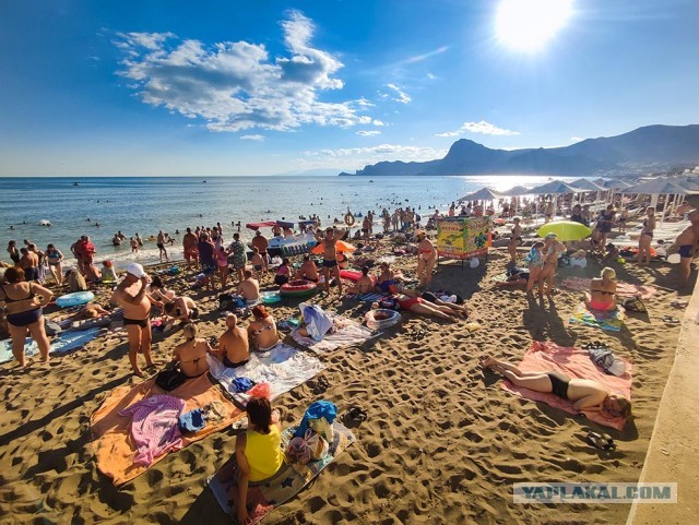 Южный берег Крыма, март 2023