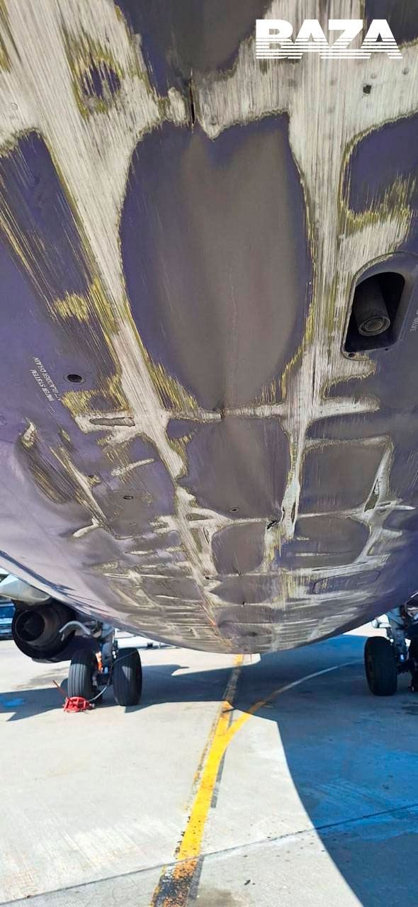 Борт «Смартавиа» жестко прочесал хвостовой частью по полосе при посадке в Сочи