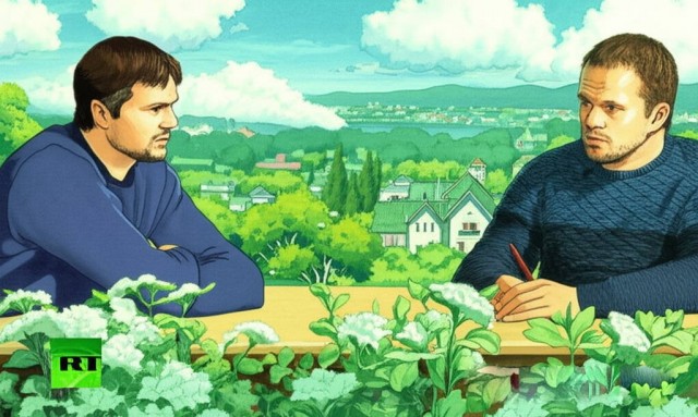 Однажды на ЯПе. Фотожаба ИИ.