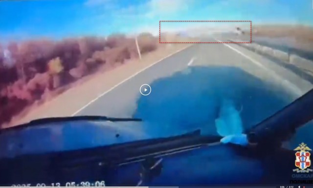 Омская полиция опубликовала кадры смертельной аварии, которая произошла вчера вечером на въезде в город