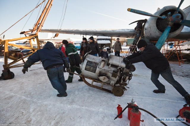 Восстановление Ил-14Т на Тушинском аэродроме