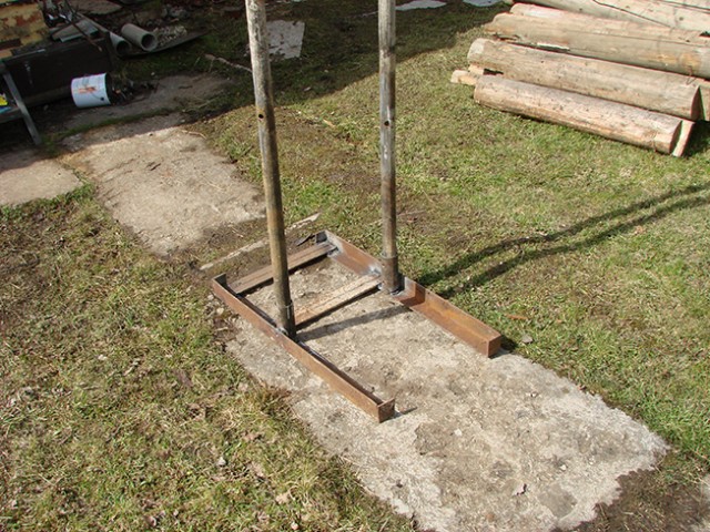 Стойка для мотобура чертежи и фотографии самодельная