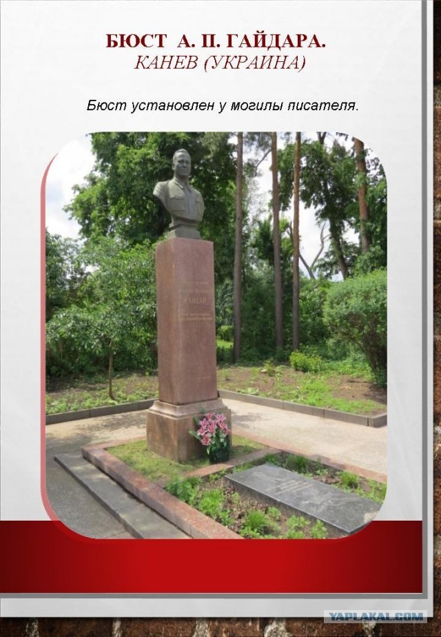 Что с ней не так с могилой Аркадия Гайдара