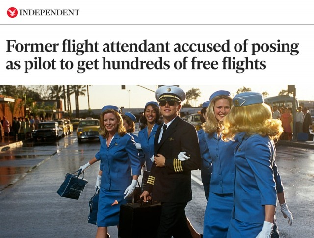 Мужчина притворялся  пилотом и бесплатно летал по миру