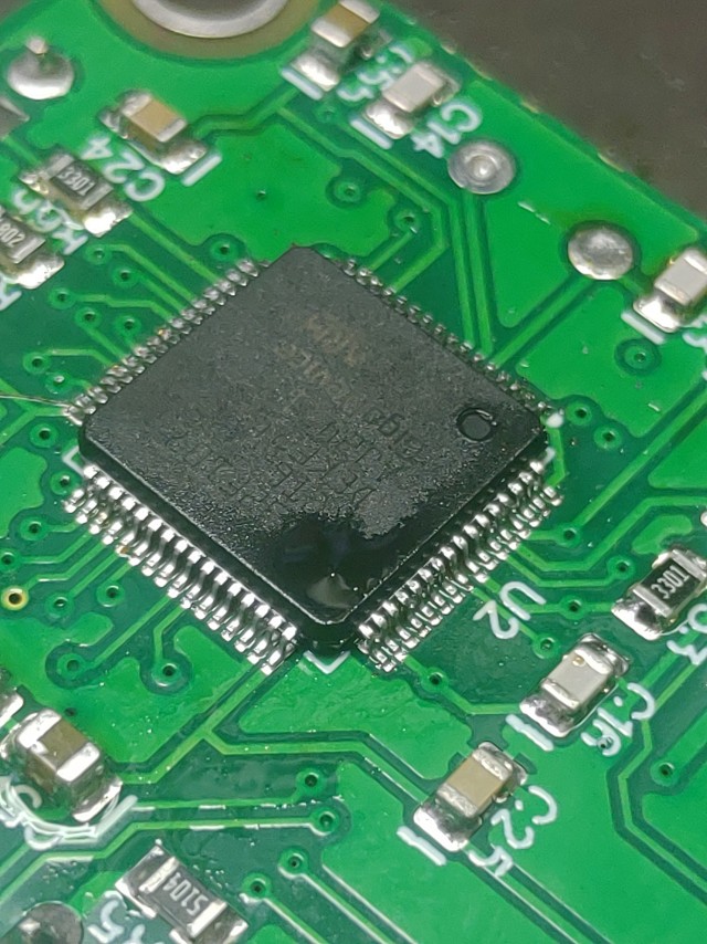 Хлопотная перепайка квадратика