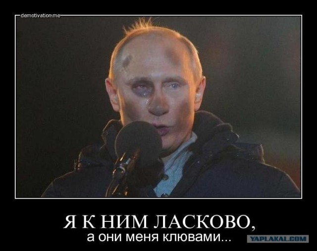 Путин с клювом в халате возглавил журавлиный клин