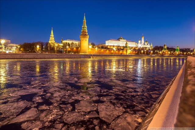 Москву сковали льды