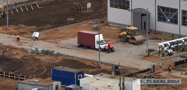 Гигарама стройки антивирусного центра в Москве
