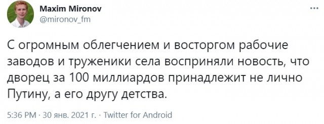 Аркадий Ротенберг объявил себя владельцем дворца в Геленджике